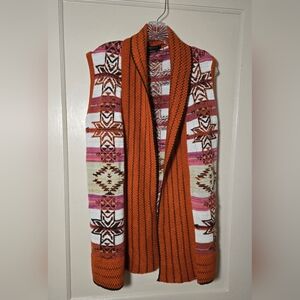 BCBGMaxAzria Multicolor Patterned Sweater